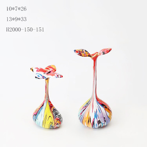 H Light-estatua con estampado de transferencia al agua para decoración del hogar, estatua de lujo con estilo de transferencia al agua de resina humana para saltar - Product Image 5