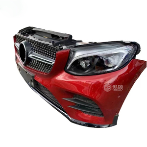 Ensemble pare-chocs avant Kit de carrosserie avant complet pour Mercedes Benz GLC260 2016 W253 assemblage de <span class=keywords><strong>coupe</strong></span> de nez avec phares à LED - Product Image 5