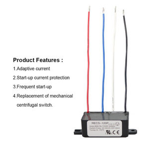 RECS-120P 60A电子离心开关，用于电容器启动和运行电动机的异步交流电动机 - Product Image 3