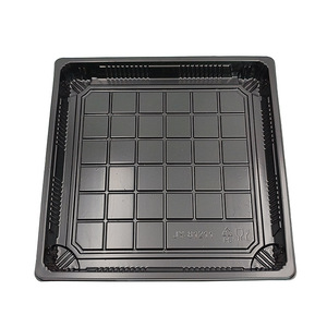 กล่องใส่ซูชิแบบใช้แล้วทิ้งบรรจุภัณฑ์ JY-81211อาหารพลาสติกสีดำ - Product Image 2