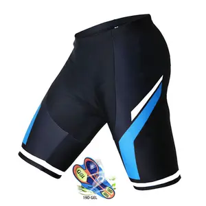 Pantalones cortos de Ciclismo de equipo profesional para hombre, Shorts con almohadilla 19D de Gel para bicicleta de montaña, 2020