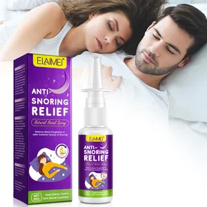 ELAIMEI maintains nasal breathing enhances sleep quality anti snoring relief 30ml custom organic herbal nasal spray