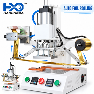 Máquina de Prensa Térmica Plana para Transferencia de Láminas Acrílicas con Control de Tiempo, Cilindro de Aire y Sistema Automático de Enrollado de Lámina - Product Image 1