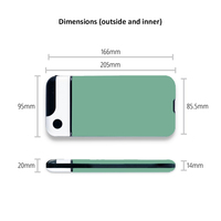 Boîte de verrouillage de téléphone avec minuterie Boîte de verrouillage de temps portable pour iPhone et téléphone Android Aide à être autodiscipliné et à se concentrer pour atteindre