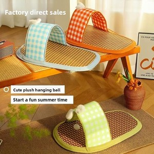 Summer Pet <b>Cooling</b> Mat Rattan <b>Dog</b> Bed <b>Cooling</b> <b>Pad</b> <b>for</b> <b>Dogs</b> Cats Breathable Pet Sleeping Mat - Product Image 2