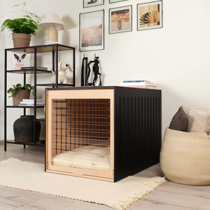 คอนโดไม้ลังสุนัขหรูหราทันสมัยพร้อมประตูยกเคลื่อนย้ายได้และประกอบง่ายมีสไตล์เพิ่มพื้นที่อยู่อาศัยของคุณ - Product Image 6