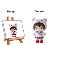 Boneka Hewan Plushie Buatan Sendiri, Boneka Hewan Lembut untuk Anak-Anak, Hadiah Perusahaan, Boneka Pasangan, Bersertifikat CE ASTM, Tersedia OEM ODM