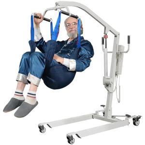 Sedia a trasferimento elettrico regolabile con imbracatura 400LBS dispositivo idraulico di sollevamento del paziente per gli anziani uso della sedia da letto - Product Image 1