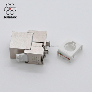 <span class=keywords><strong>Keystone</strong></span> Cat6 <span class=keywords><strong>RJ45</strong></span> Jack cat6A FTP STP toolless <span class=keywords><strong>Keystone</strong></span> mini loại - Product Image 4