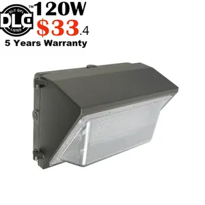 ETL 5001457 Intertek Lampu Dinding Led Luar Ruangan Ip65 Tersertifikasi 5000K 120W 100W US Kanada Pak Dinding Lampu Led