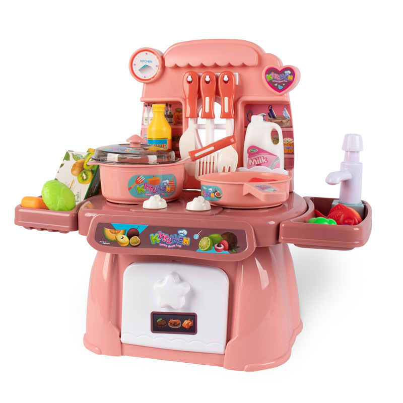 Tavolo da pranzo rosa set di 24