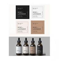 Diffuseur d'huiles essentielles en verre ambré noir mat givré de 50ml 100ml personnalisé bouteille de diffuseur de roseau ronde simple vide