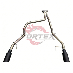 Sistema de Escape de Alto Rendimiento Vortex SS304 para Ford Ranger Raptor 2024 V6, Sistema Catback con Protección Térmica y Puntas Dobles en Negro Mate - Product Image 1