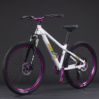 Vélo VTT 29 Pouces à 21 Vitesses en Gros, Fourche à Suspension en Aluminium, Système de Frein à Disque en Alliage d'Acier et d'Aluminium avec Pédales Standard