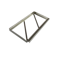 Support de cadre métallique rectangulaire de haute qualité de l'usine Dongguan Meirir, en acier inoxydable et aluminium, tolérance de précision, OEM personnalisé