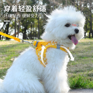 Pet Harness Plaid Nylon Adjustable Small Cats Dog Universal <b>Rower</b> Style Simple Buckle Closure - Product Image 1