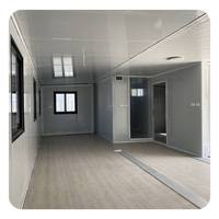 Conteneur pliable préfabriqué à double couche de 20 pieds et 40 pieds, logement et bureau préfabriqués en kit