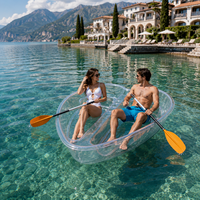 Bateau transparent en forme de cœur pour le tourisme, la location et les acheteurs en gros – Attraction sur les réseaux sociaux