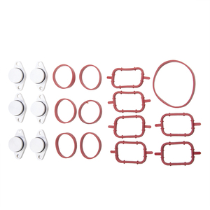 Lot de <span class=keywords><strong>6</strong></span> plaques d'étanchéité en aluminium de conception OEM (22 mm/6x33 mm) pour soupapes à clapets <span class=keywords><strong>BMW</strong></span> avec joint de collecteur d'admission <span class=keywords><strong>6</strong></span> <span class=keywords><strong>cylindres</strong></span> - Product Image 1