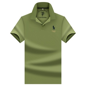 Camisa de Hombre de Algodón Mercerizado de Alta Gama, Estilo <span class=keywords><strong>Paul</strong></span>, con Bordado en la Solapa, para Verano, Informal de Negocios, para Hombres de Mediana Edad y Jóvenes, 100% Algodón - Product Image 5
