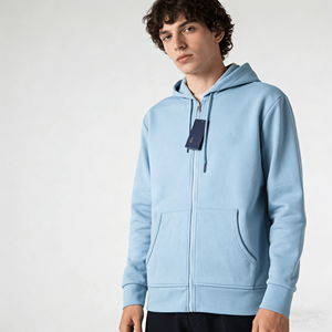 Nouveau modèle 2025 Sweat à capuche pour homme en coton, coupe oversize, à manches longues, brodé, uni, de marque, pour l'hiver - Product Image 3