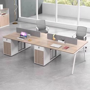 Chaise de bureau en bois de style nordique, couleur bois naturel, pour 4 ou 6 personnes, combinaison <span class=keywords><strong>libre</strong></span>, pour bureau commercial moderne - Product Image 3