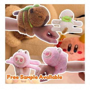 Fluffy Anime Magnetic Snap Big Head <b>Stuffed</b> Animal Wristband Plush <b>Toy</b> with Super <b>Soft</b> Plush PP Cotton Filling and Mesh Lining - Product Image 3