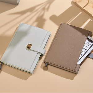 Tùy chỉnh máy tính xách tay da Tạp Chí với bút-a5 bìa cứng da xoắn ốc Nhật Ký với túi cho các trường học nguồn cung cấp mẫu - Product Image 1