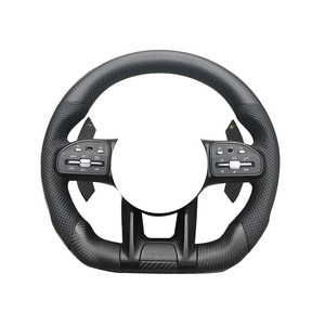 Volant en fibre de carbone personnalisable et durable pour Benz C43 GLC63 E53 CLS53 A220 S560 GLE63 C63 C200 W205 W204 W222 <span class=keywords><strong>AMG</strong></span> <span class=keywords><strong>GT</strong></span> 63 - Product Image 2