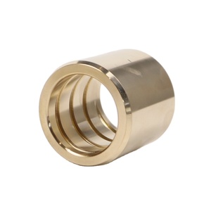 บูชแขนหน้าแปลนทองเหลืองหล่อทองแดงผสมโลหะ CNC กำลังรับน้ำหนักได้สูง - Product Image 1