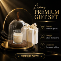 Bougie en verre sous cloche, bougie parfumée en cire de soja, couvercle décoratif de luxe pour la maison, les fêtes, les bars, support petite quantité, Saint-Valentin