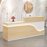 Comptoir de Réception Moderne pour Petit Commerce & Salon de Beauté, Bureau d'Accueil et Meuble de Magasin