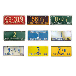 Placas de Matrícula de Filipinas Personalizadas en Relieve, Placas de Aluminio para Automóviles con Sublimación en Blanco - Product Image 2