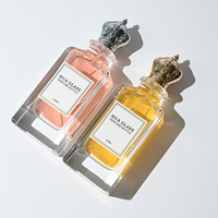 Flacon de parfum personnalisé, flacon de parfum arabe, 85 ml, flacons de parfum en verre vides en vrac avec boîte