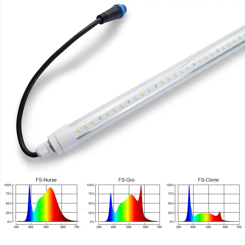 Tubo vertical de espectro completo para cultivo de plantas, luz LED para cultivo hidropónico, T8, 9w/20w/28w/30w