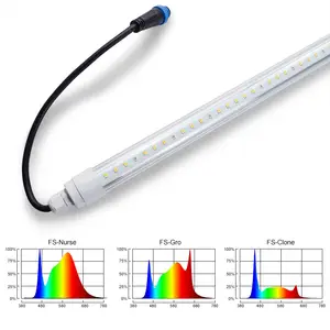 T8 9w/20w/28w/30w tube à spectre complet ferme verticale hydroponique clone plantes LED élèvent la lumière