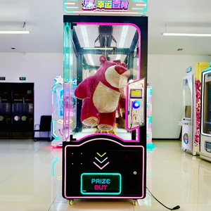 XinlianTimes Seven Second Challenge <span class=keywords><strong>Lucky</strong></span> <span class=keywords><strong>One</strong></span> Cut Scissors Prize Claw Machine Kids Arcade 110-240V Metal Acrylic Cabinet <span class=keywords><strong>One</strong></span> - Product Image 1