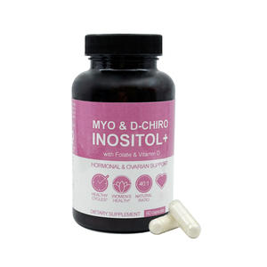 OEM MYO และ D-Chiro Hormonal Balance วิตามินดี3 สำหรับรังไข่ MYO Inositol ซอฟเจลแคปซูลสำหรับผู้หญิง - Product Image 1