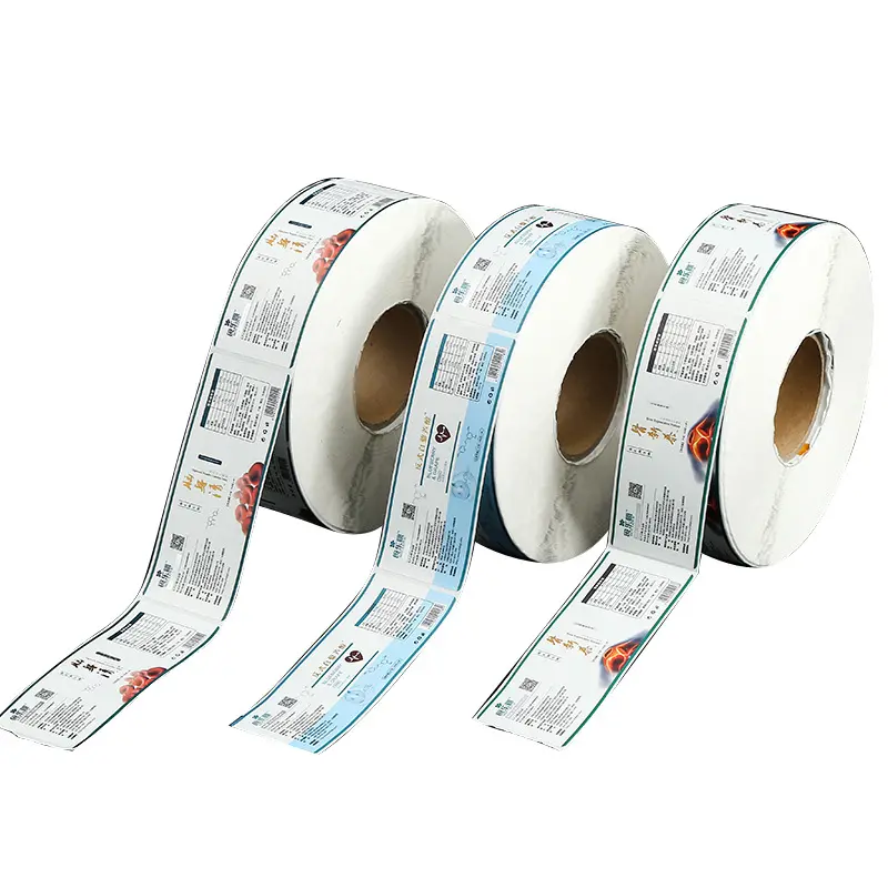 wholesale private label ball shape customize printing packaging labels die cut logo adhesive pvc label sticker