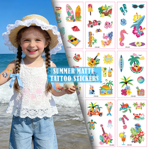 Pegatinas de Tatuajes Temporales Personalizables para el Cuerpo, para Hombres y Mujeres, Recuerdos para Fiestas en la Piscina, Verano 2025, Pegatinas de Tatuajes Mate - Product Image 1