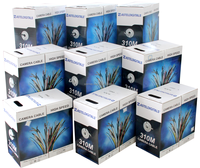 Câble réseau CAT5E CAT6 en cuivre nu et CCA pour caméra
