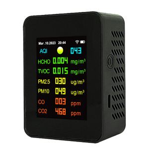 Air Quality Monitor ZN-MT09 OLED Display CO2 CO HCHO TVOC PM2.5 PM10 AQI WiFi Indoor Air Detector - Product Image 1