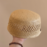 Gorras de Béisbol de Paja con Visera de Palma Natural para Verano, Protección UV, Estilo Duckbill, Moda Unisex, Sombrero de Sol, Venta al por Mayor
