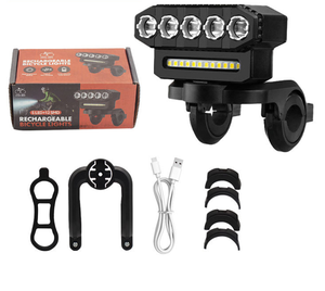 Luz Delantera LED para Bicicleta de Alta Luminosidad, 4000mAh, Carga USB, para Bicicletas de Montaña y Carretera, Impermeable, 4 Modos, Alimentada por Batería - Product Image 2