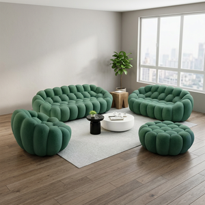 Sofá Seccional Moderno en Forma de L de Cuero PU de Lujo al por Mayor para Sala de Estar, Escuela, Baño, de Alta Calidad y Desmontable - Product Image 3
