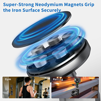 Support magnétique universel en alliage d'aluminium à vente chaude, pince pour téléphone en silicone, adaptateur à vis 1/4'', support GoPro