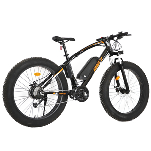 Fat Bike électrique à cadre en acier le plus attrayant 26 pouces 36V moteur de moyeu arrière batterie au lithium frein à disque plage Ebike 21 vitesses - Product Image 3