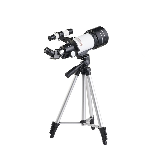 Refractor Telescope for Adults & Beginner Astronomers-70mm Aperture 300mm FMC Coating Aluminum Alloy Astronomical Observation