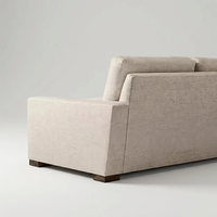 Canapé modulaire moderne OEM, design personnalisé, confort et longévité, canapé 3 places avec coussins rembourrés pour salon