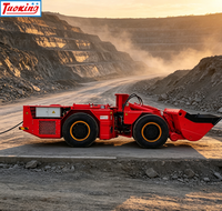 Chargeur minier électrique Tuoxing TC-200E 75KW, capacité nominale de 4 tonnes, volume de godet de 2 m³ pour une meilleure qualité de l'air souterrain et une économie d'énergie